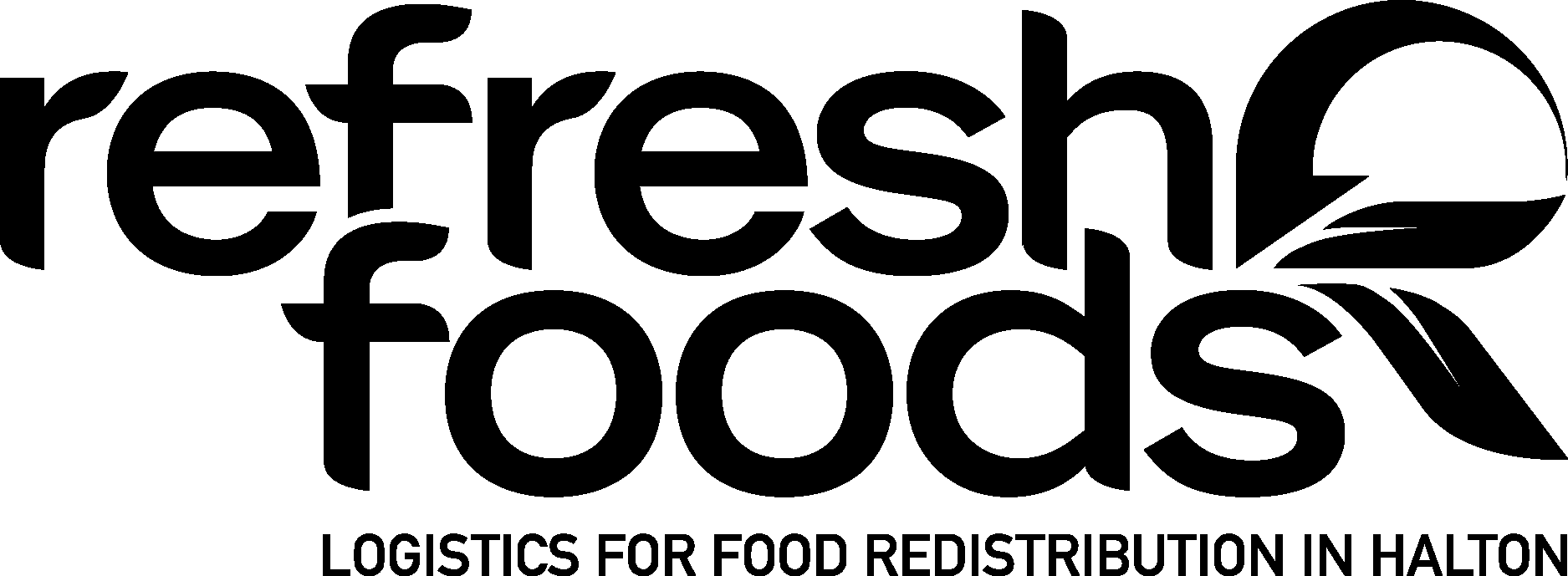 Refresh Foods Black Logo Vector Logo